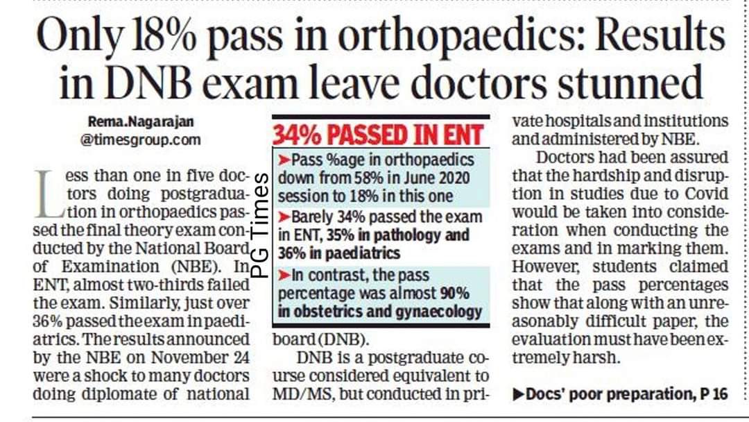 DrNirajSingh4u's tweet photo. DNB pass % is very low both in theory &amp; in practical
They have joined DNB through NEET PG @MoHFW_INDIA @NMC_IND 
#Reasons- Hospitals/training substandard? Or are exams set to fail students? 
Does NBEMS review to find reasons? @NBEMS_INDIA 
Why not practical is at home institution https://t.co/rIEAF6Tuy8