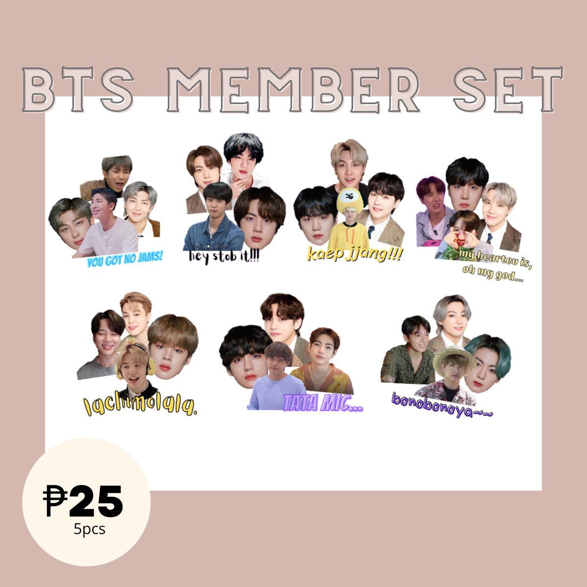 kstickco's tweet photo. BTS sets still available! 

Shop link: https://t.co/oaymAwnHkH https://t.co/9o0U2ZJRbd