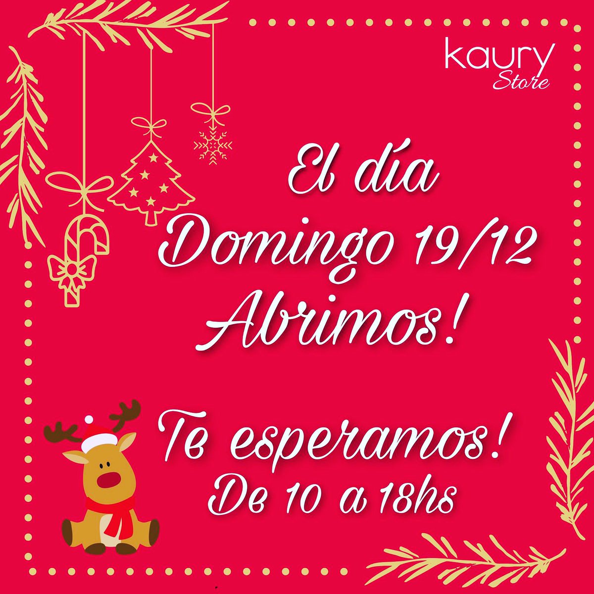 kaurystore's tweet photo. Te esperamos!!!! ❤️🎄🛍 https://t.co/qnygwczq6S