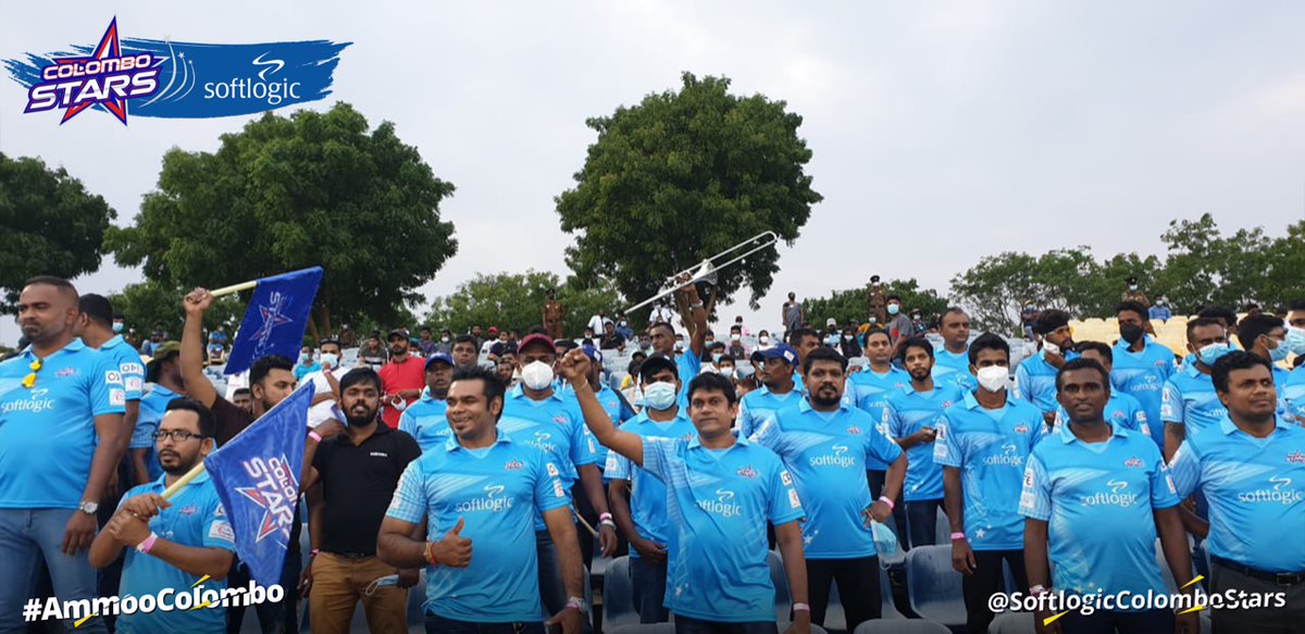 Colombo Stars well supported at Hambantota by our passionate fans. Let's go Colombo💪🏾

#AmmooColombo #ColomboStars #Softlogic