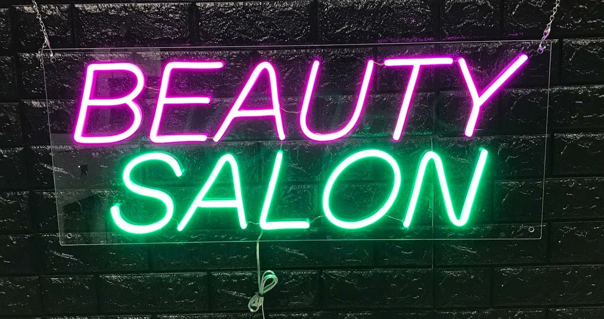 WendyLe83985314's tweet image. &quot;BEAUTY SALON &quot; LED Flex sign from our very own customer.

We can customize any design within 24 hours with price quote.
Check out with coupon code WENDYARTER20 save $20 off
Email: wendy@arterneon.com
Call/text: (562) 802-4141
#LEDFlex #CustomLEDFlex #Neon #Signs