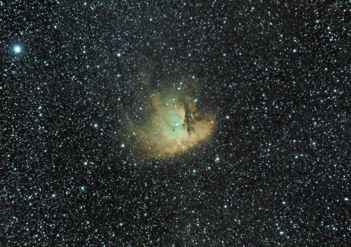 jzhnutz's tweet photo. Sunday IG Post - Pacman in SHO(s) -  Meade Series 6000 80mm Triplet, Canon EOS Ra &amp; L-eNhanced - shot in Providence, RI https://t.co/UOpXwP4DUr #astronomy #Astrophotography #CanonFavPic #meadeinstruments #pacman #pacmannebula #ngc281  @projo @RIMonthly https://t.co/3WwMz1YNjr