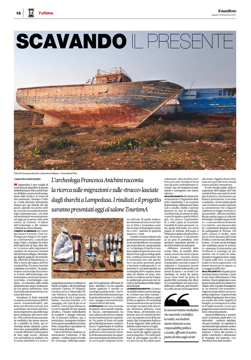 FrAnichini's tweet photo. Continuando ad andare in direzione ostinata e contraria...
#diggingthepresent #archeologiacontemporanea #undocumentedmigration  https://t.co/QWHQ4ryHwf
@Unipisa https://t.co/VNz8bEACfr