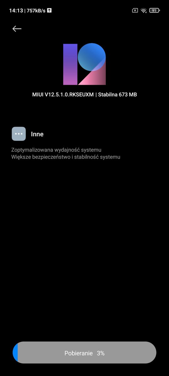Jakub_4711's tweet image. Czas na aktualizacje do nowszej wersji miui 12.5.1  #xiaomi #miuiupdate
