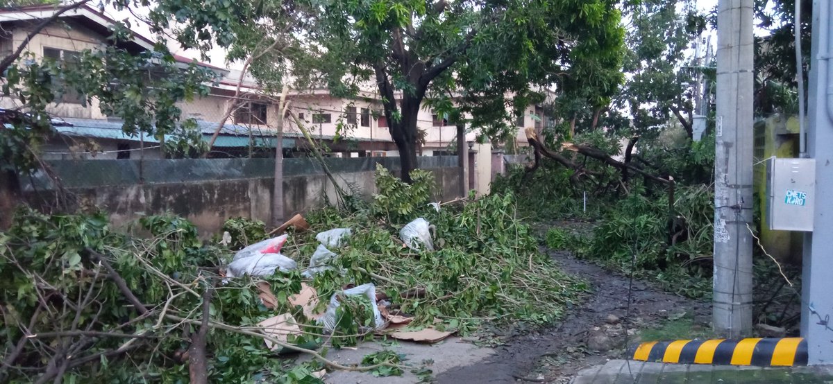 inkfps_'s tweet photo. @dfrancTV What happened in front of our house after. I'm glad we didn't get affected too badly but still no electricity and almost everyone has no running water :( https://t.co/9exSGeVL1S