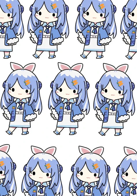 🥕🥕🥕🥕🥕
#ぺこらーと
 #兎田ぺこら新衣装 