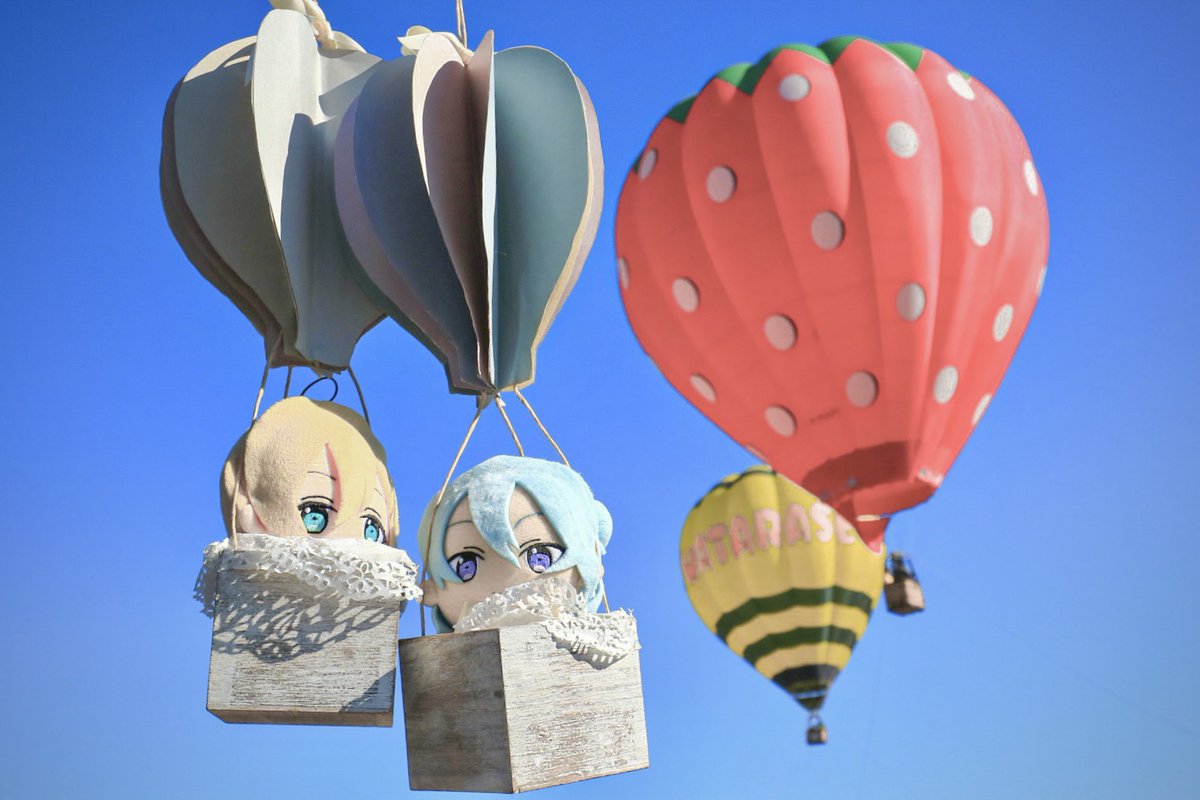 渡良瀬バルーンレース、リベンジして来ました🎈
初めて気球が飛ぶ所を見られて感動した…！また見に行きたいな〜！！

#渡良瀬バルーンレース 
#トリッキーでファイン_僕らの日々は交差する