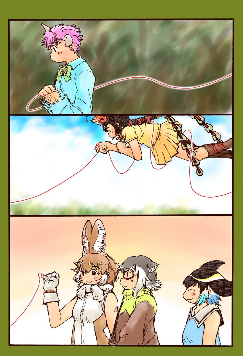 #2021年もあと少しなので今年の作品の中で特に気に入っている作品を上げる 
#けものフレンズ 
どちらかと言うと色味のある奴とか 