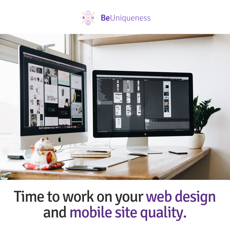 BeuniquenessLtd's tweet photo. π A quality website must not only have an aesthetical design, but it should also be responsive, secure and offer an excellent user interface.
The websites should be optimised for PC and mobile devices... How is your website doing? π
#BeUniqueness #MarketingAgency #Marketing https://t.co/o5pO1eD3lV