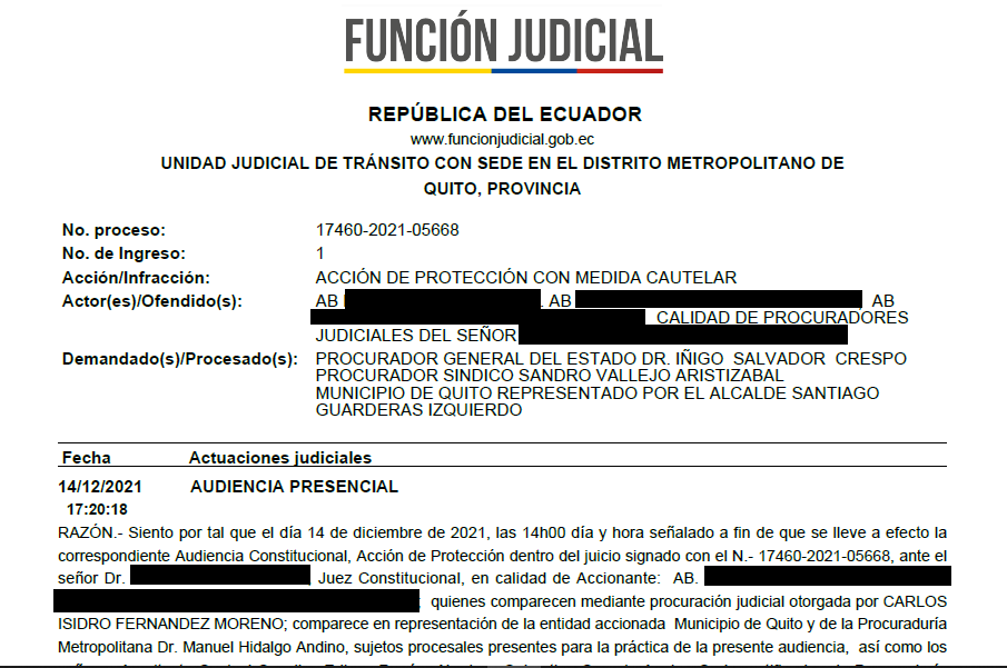 PalMeja3's tweet photo. @santiguarderas Inaudito!Vía pública E13 (1970) parte del sistema vial Barrio Camino Eucaliptos (7000 habitantes) y acceso a 6 predios es amenzada por acción protección q prohíbe continuar con los trabajos de recuperación y desalojo invasores
@PGEcuador 
@MunicipioQuito
@DEFENSORIAEC https://t.co/3Oqn9mQAXM