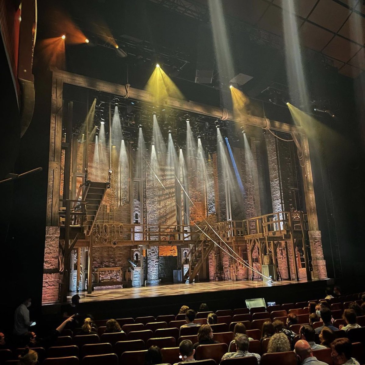 I finally was in the room where it happened <a href="/HamiltonMusical/">Hamilton</a> in Australia, one of my all time favourite musicals. I confess I was expecting disappointment for seeing the movie 18374 times on Disney+, so the bar was high. But the Aussie cast was outstanding. It was unforgettable!