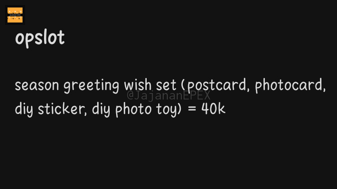 JajananEPEX's tweet photo. esell! yukkk wish stan yang minaaatt. murce nihh, udah bersih ina, ada GO line jugaa. dm @bozeuwit https://t.co/L7w6mGjdJK