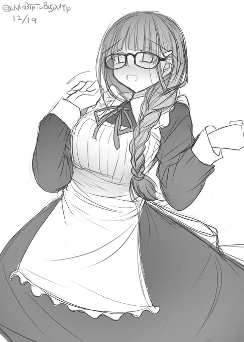 メイドさんたちの中でなんか人気あった、奥手メイドさんrkgk 