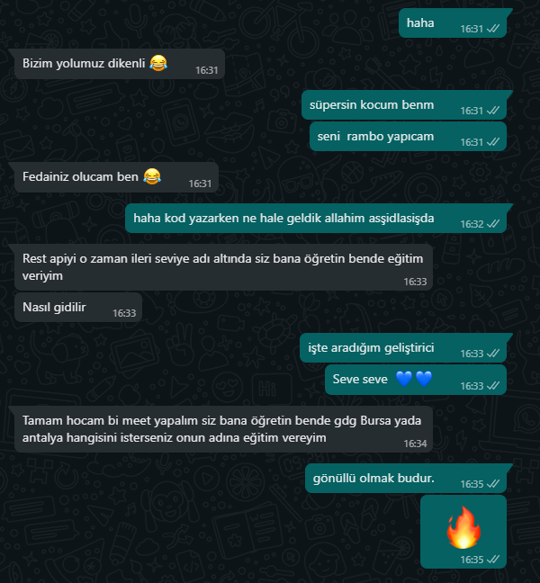 gurkandev's tweet photo. Etkili Flutter geliştirici boşuna demiyoruz. ���
-
Etik geliştirici olmak böyle güzel birşey,gönüllü esaslarını ilke edindiğinizi görmek beni mutlu ediyor.
#ethicaldeveloper #effectiveflutterdeveloper
💙🔥
Ayrıca @gdgbursa ve @GDGAntalya için bir konuşmacı adayımız yolda.💙 https://t.co/4kZQFXmZJA