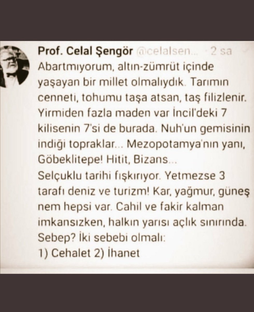 Sorgulamayan beyinlere tek diyeceğim, çok bilmişlik yapmasınlar yeterli...