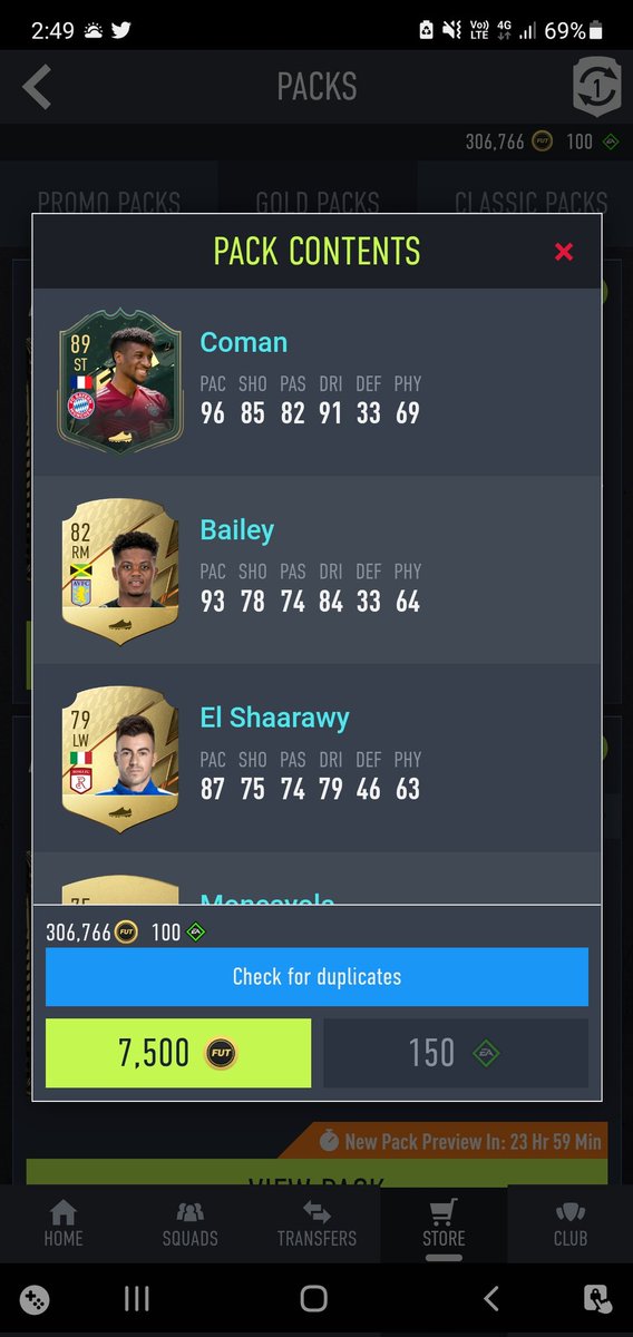 Preview packs are dope 
#WinterWildcards #fifa22