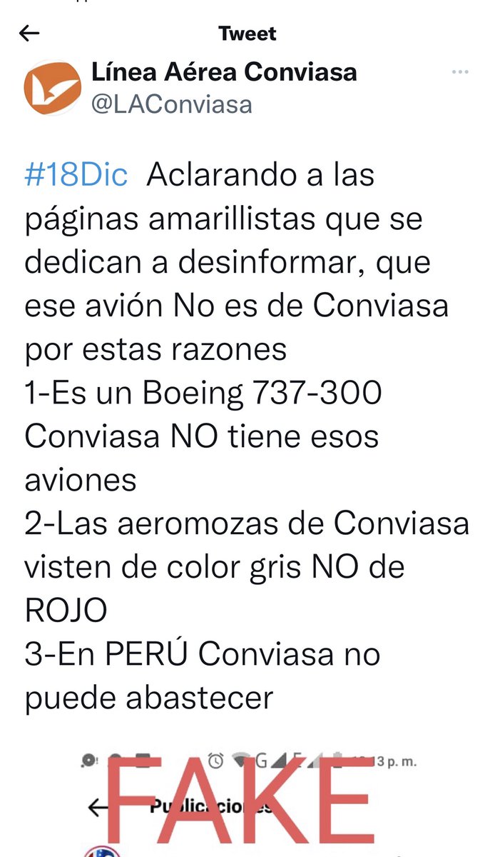 Solo los hijos del mal, son capaces de vender gustosos su alma al diablo para convertirse en instrumentos del odio y la mentira, con el único afán de sembrar discordias entre hermanos. 

...Duela a quien le duela, <a href="/LAConviasa/">conviasa_ve</a> está derrotando el bloqueo con excelencia en servicio.