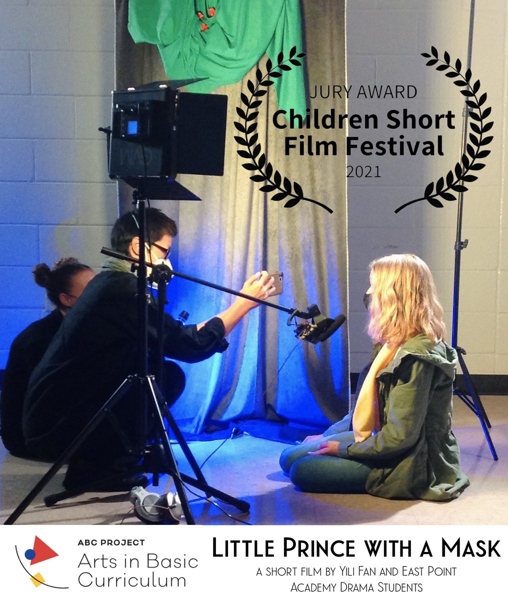EastPoint_SC's tweet photo. The honors keep coming for the Middle Campus production of “The Little Prince with a Mask”! We just received word the film earned the “Jury Award” in the Children Short Film Festival. Way to go Fan Laoshi and Drama students! #abcschool https://t.co/p9e9IokMmu