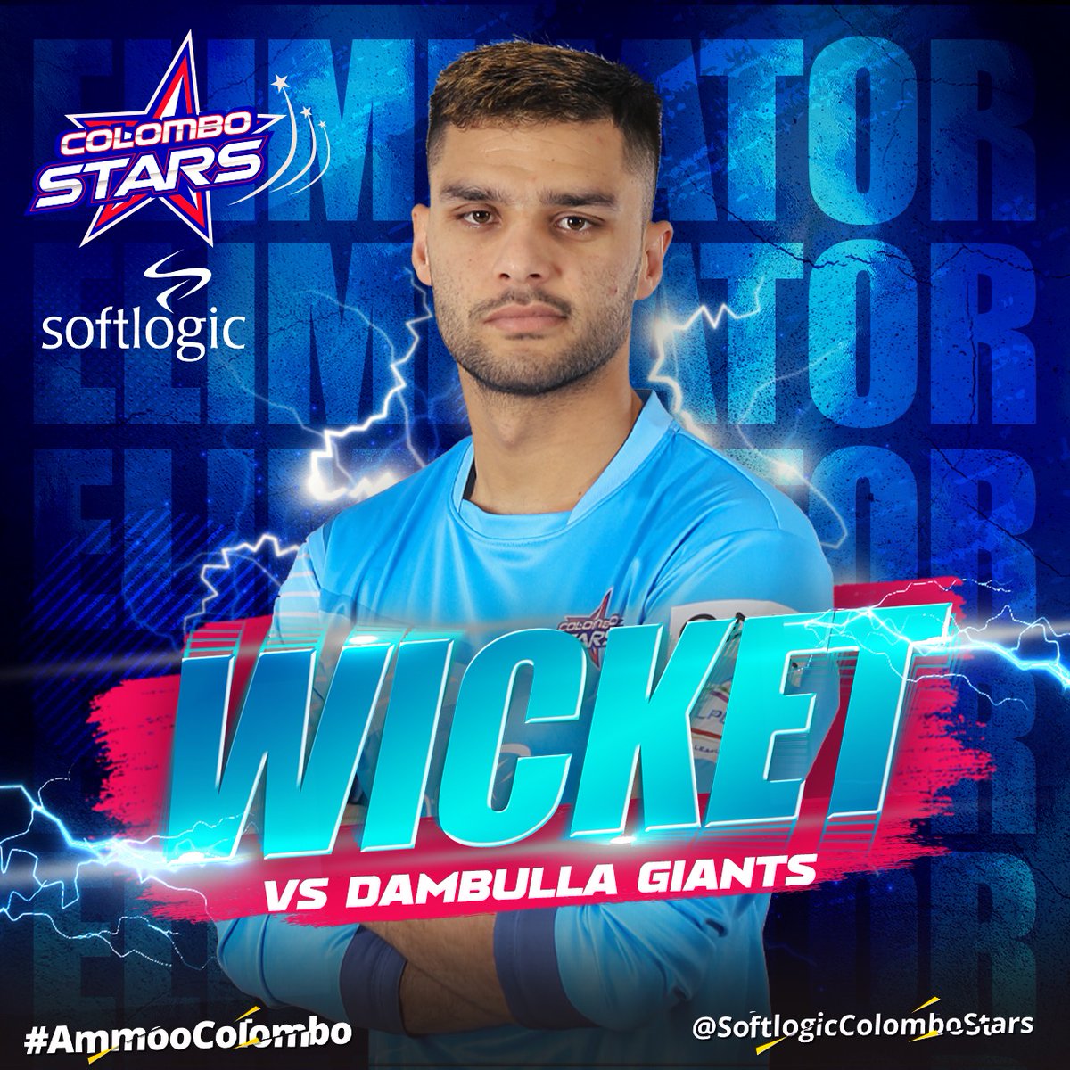 Naveen gets Zadran and marks his first wicket

#AmmooColombo #ColomboStars #Softlogic