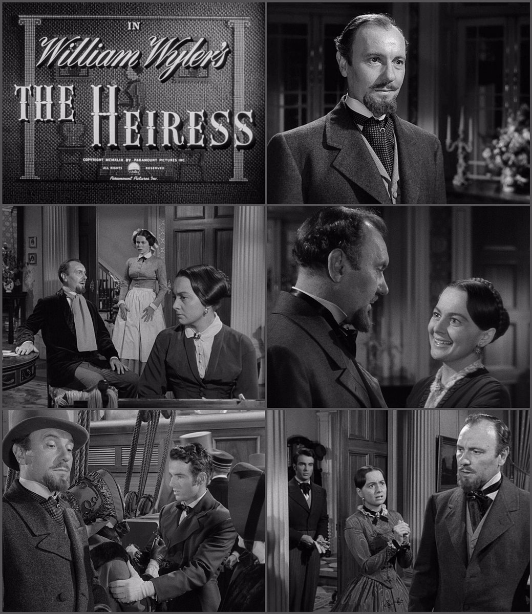 “THE HEIRESS” (1949) dir. William Wyler

#ParamountPictures

#RalphRichardson
Olivia de Havilland
Montgomery Clift

🎬#FilmTwitter🎥