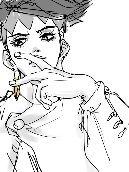 露伴先生のお顔本当に強い

#jjba #岸辺露伴 