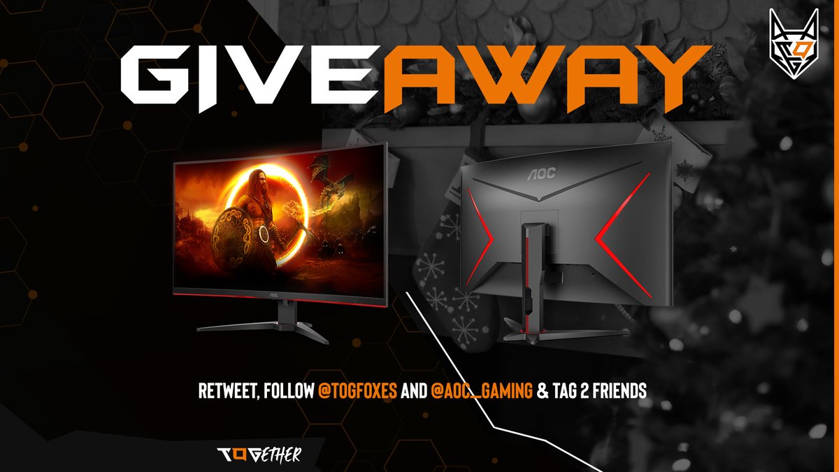 TeamOrangeGaming (@togfoxes) on Twitter photo Last chance to win in December! 🔥
#TOGether with @AOC_Gaming, we're giving away one AOC C32G2ZE/BK! 👊
To enter, you must:
- Retweet 🔁
- Follow <a href="/TOGfoxes/">TeamOrangeGaming</a> and @AOC_Gaming 🧡
- Tag two friends 🦊
Giveaway ends 31/12, good luck! 🍀
#TOGether Last chance to win in December! 🔥
#TOGether with @AOC_Gaming, we're giving away one AOC C32G2ZE/BK! 👊
To enter, you must:
- Retweet 🔁
- Follow <a href="/TOGfoxes/">TeamOrangeGaming</a> and @AOC_Gaming 🧡
- Tag two friends 🦊
Giveaway ends 31/12, good luck! 🍀
#TOGether