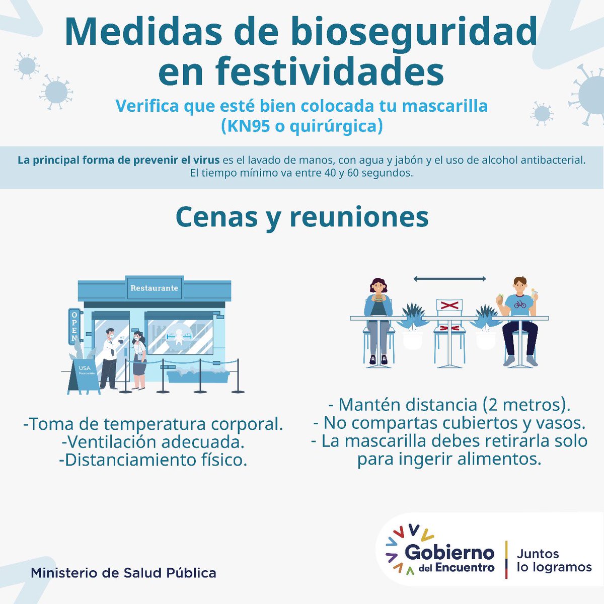 Salud_Ec's tweet image. ¡Protégete contra la COVID-19 en estas festividades! La primera medida de bioseguridad es la aplicación de la vacuna contra la COVID-19. Es indispensable que todos estén protegidos contra la enfermedad. 

¿Qué otras medidas debes adoptar? Te lo contamos ➡️ bit.ly/3FaC5WY
