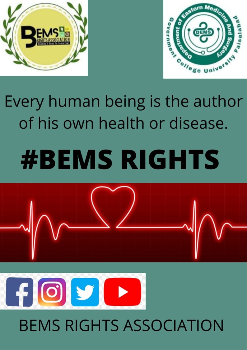 islam_ateeq's tweet photo. #BEMSRIGHTs
@nhsrcofficial
@PHC_Punjab
@hecpkofficial
Eastern Medicine students read all the clinical subjects like other medical degrees programs MD and Mbbs.
But graduates facing lots of problem in field of practice. https://t.co/8quoBn3qPT