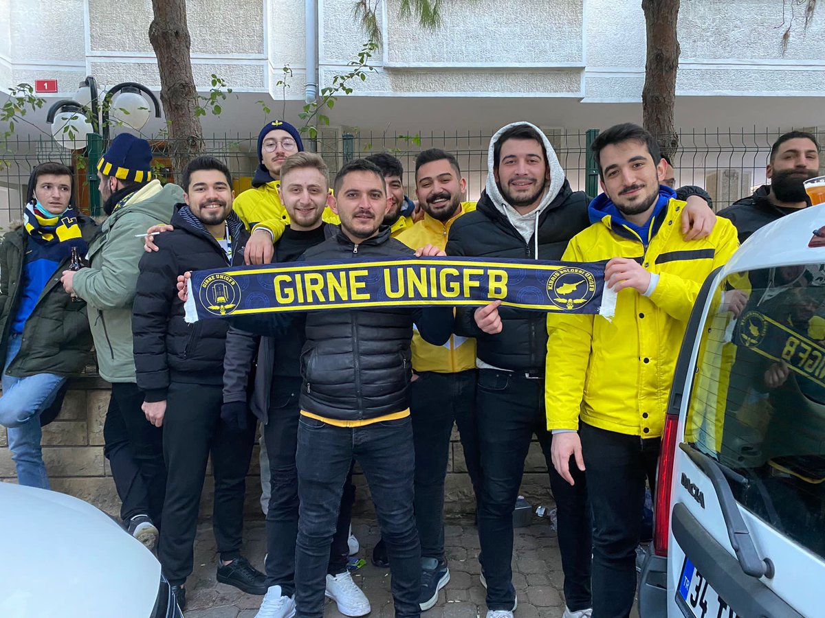 GirneUNIGFB's tweet photo. Fenerbahçemiz-bjk karşılaşması için Kadıköy’de takımımızın yanındayız. 

#GirneUNIGFB #KktcUNIGFB #UNIGFB https://t.co/d6KrAcDUuD