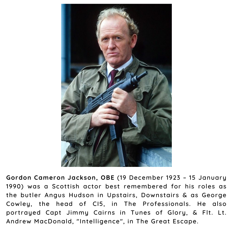 #otd 19 December 1923 – Gordon Jackson was born (d. 1990)

#gordonjackson #Britishactor #Theprofessionals