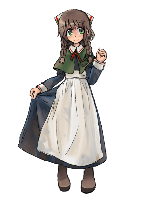 ううぅん なんか あんまり村娘っぽくないぞ 富田勢源のイラスト