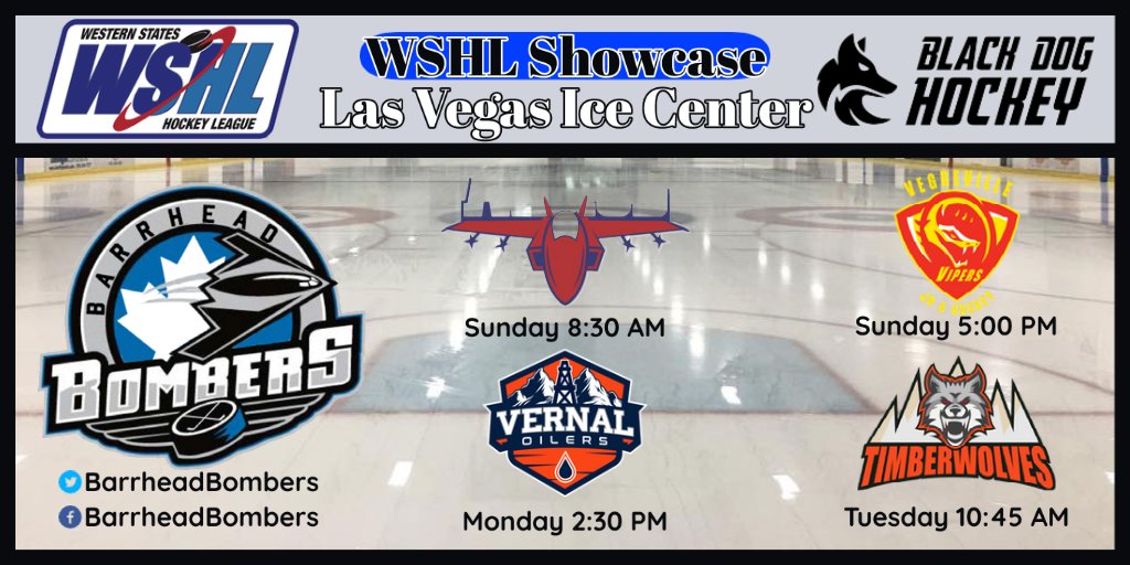 BarrheadBombers's tweet photo. Barrhead Bombers have invaded Las Vegas! 

https://t.co/eR2XOAJ2j2  #WSHLshowcase https://t.co/MnGGKHRC2Q