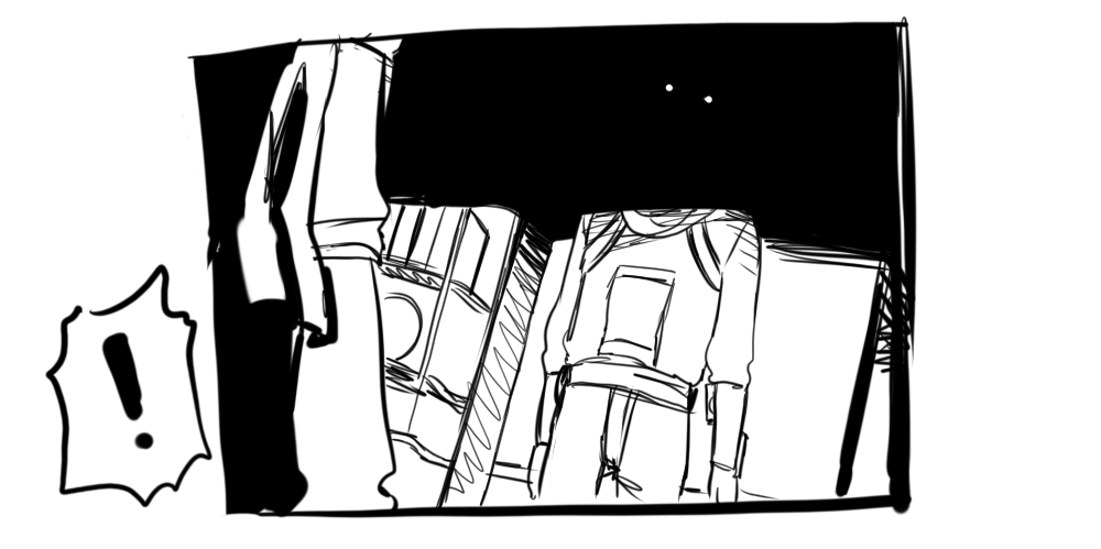 felt like doodling something creepy+ norton 