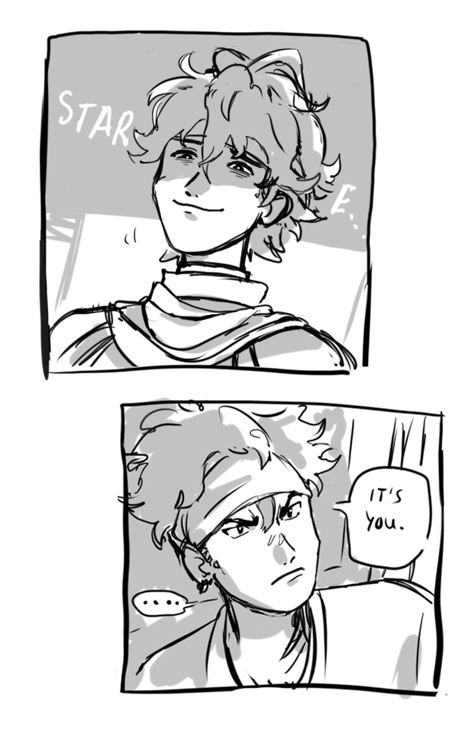 felt like doodling something creepy+ norton 