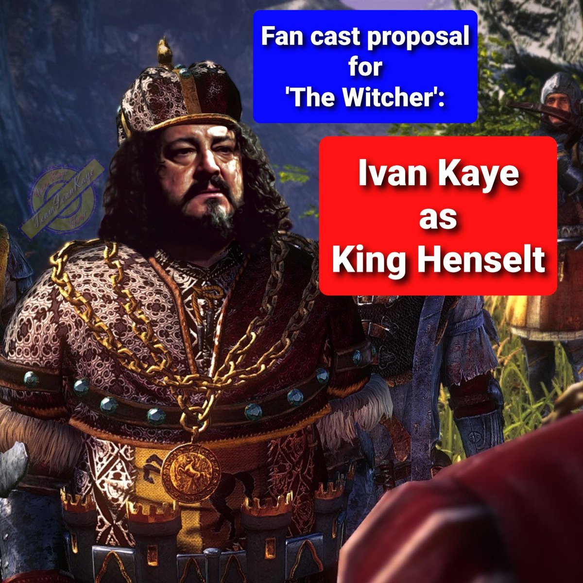 Just a reminder that Ivan is on several fan cast lists for #TheWitcher on IMDb as King Henselt & I might've seen him suggested for the role elsewhere. The fans see him mainly as a king, a warrior and/or a menacing (Bond) antagonist. *wink to entertainment industry*
.
#IvanKaye