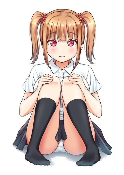 ツインテールパンチラ 