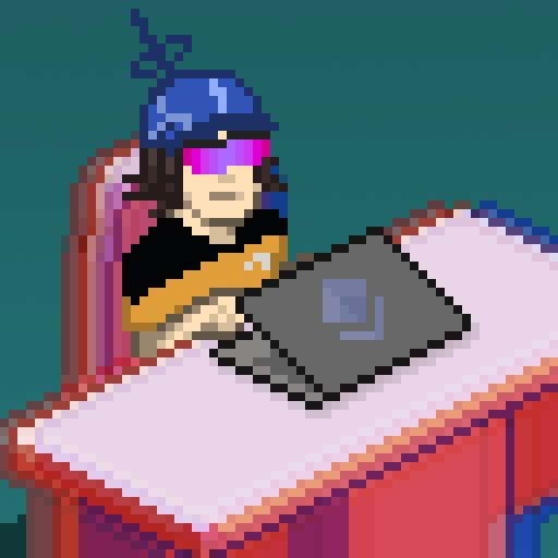 Ship11_'s tweet photo. Scooped up this ETH Laptop @NFTBillionaires for a great price, he will do great things in the game combined with my Golden. New p2e news here in the discord https://t.co/jjxkHLcSR9 🎮👾🎰📰 https://t.co/kfjFlockh4