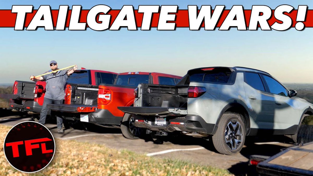 #Maverick vs #SantaCruz vs #ridgeline: who says small trucks can't be useful!?

Which of these crossover-based pickups offers the best all-around practicality? Nathan busts out the tape measure for a closer inspection.

Click here to watch: youtu.be/jcNccumC64w