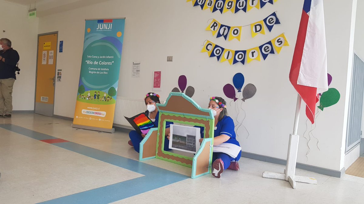 JUNJI_Losrios's tweet photo. Hoy inauguramos el jardín "Río de Colores" recinto que atiende a 144 🧒👧entregando experiencias educativas significativas y bienestar integral. La actividad fue liderada por la vicepresidenta @adrianagaetes @PedroLamasG @vocerialosrios @ELIASSABAT @Carla_Amtmann @DiputadoBerger https://t.co/mOTRvqETa0