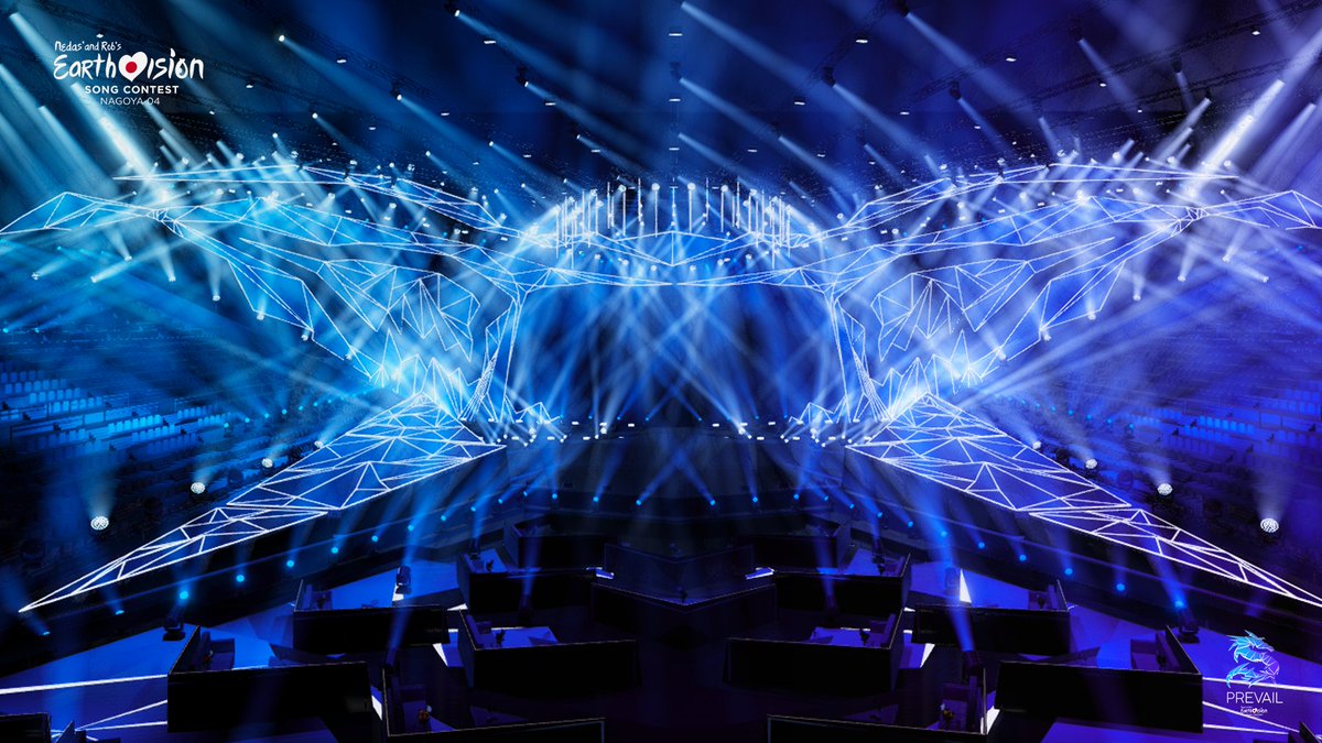 NRESCOfficial's tweet photo. Revealed at the same day as the running orders, let us introduce the OFFICIAL stage design for NRESC 04! 🤩🎊✨ https://t.co/VZgaL7HPqd