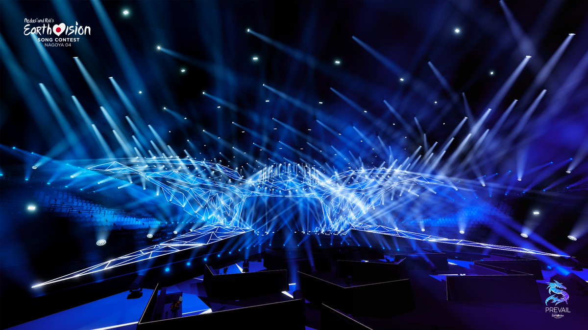 NRESCOfficial's tweet photo. Revealed at the same day as the running orders, let us introduce the OFFICIAL stage design for NRESC 04! 🤩🎊✨ https://t.co/VZgaL7HPqd