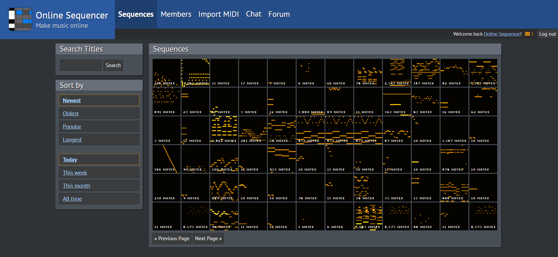 Online Sequencer Forums - hi