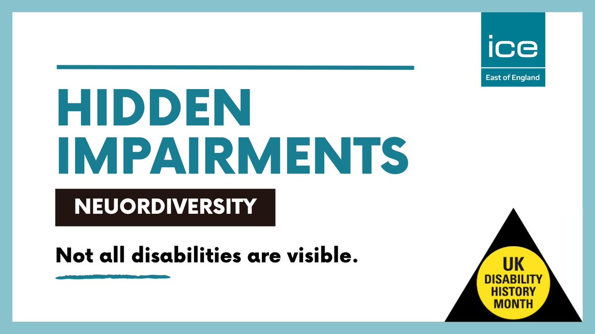One of the themes of #udhmis 2021 focuses on disability and hidden impairments.

Leeds university estimates that up to 70% of all disabilities in the UK are ‘hidden’, meaning not obvious to others straight away.

post.parliament.uk/approved-work-…

#disbailitymonth #hiddenimpairments