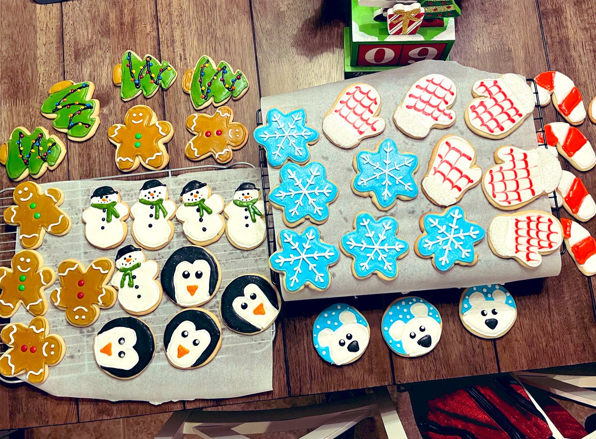 We were able to take a short break yesterday from game shipments/development to get a little cookie baking done! Finally feeling a little more ready for the holidays!

#ChristmasCountdown #Christmas #cookies #yummy