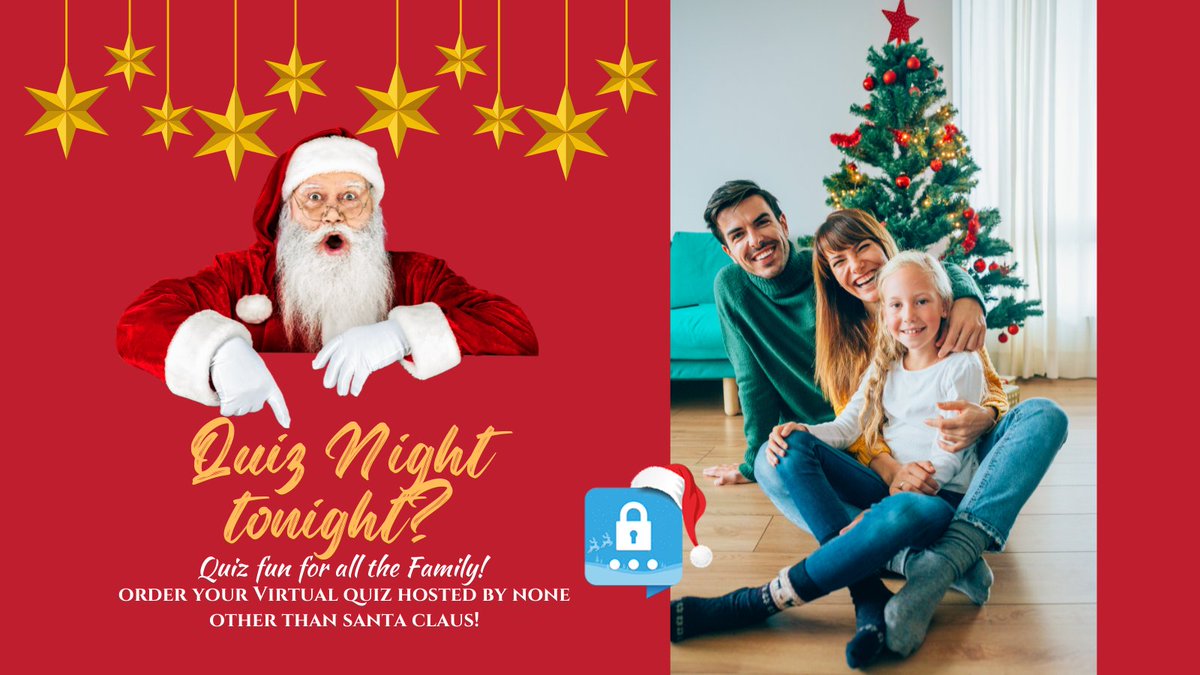 virtualsantaelf's tweet photo. Christmas is coming!🎅Just one more week and it's Christmas Eve. If you're still planning how to make sure everyone has a great party without the fear of cancellations, Santa's here! Everything online, including our new range of quizzes for all ages. Visit our website or Ebay! https://t.co/as7Ub96DO8
