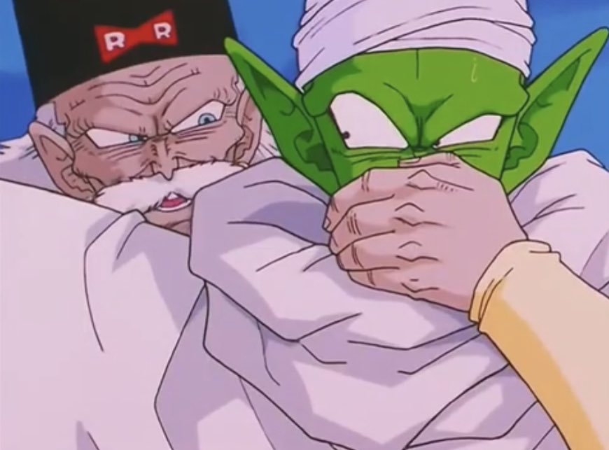 このドクター・ゲロさんwww ピッコロさんに痴漢しようとしている変態爺