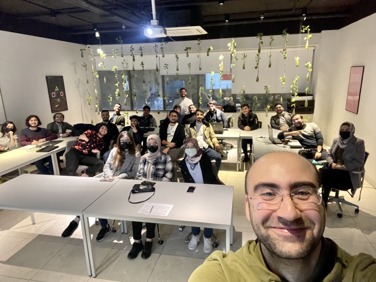 DanarKayfi's tweet photo. It was an  amazing Game Dev Gathering!
Mark your calendar to join next workshop, develop a 2D game from scratch this Tue 21/Dec. at 6:30pm:
https://t.co/jj9HW7rOio

@unitygames @unity @Meetup
 #Erbil #Iraq #gamedevelopment #GameDev #IndieGameDev #Unity #UnityUserGroup https://t.co/lBM3Sy8ZRN