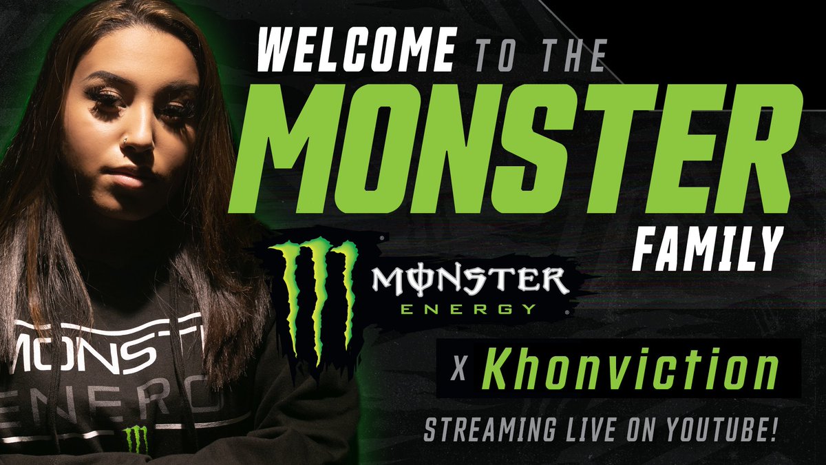 She brings the rage—we just fuel it. 😘 Welcome <a href="/Khonviction/">cassy</a> to the #MonsterFam!
Streaming COD now ⚡ youtube.com/c/Khonviction