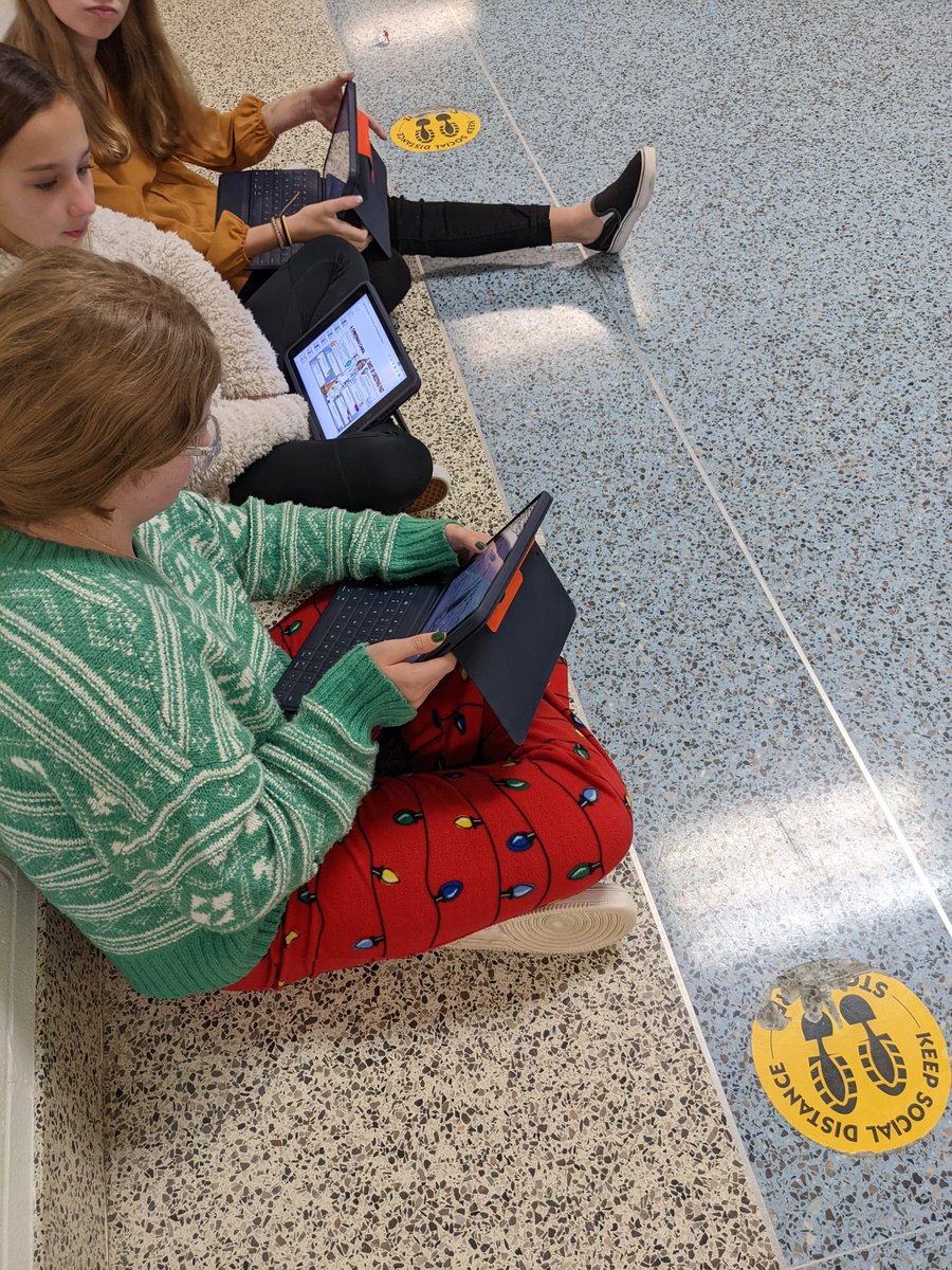 RobertsonNBCT's tweet photo. Collaboring digital character posters for "A Christmas Carol" #CSD12days #ConnectedtoLEAD #12DaysTwitter https://t.co/QKFrP1lM36