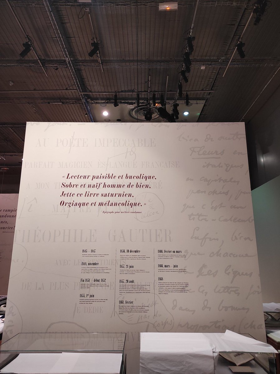 ateliermuseo's tweet photo. Réalisation du graphisme de l'exposition"Baudelaire"
#expoBaudelaireBnF #Baudelaire #BnF #museo #musée #Exposition #Paris https://t.co/euciSRvFra
